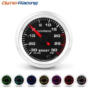 2'' 52mm Car 7 Color Backlight Pointer Psi Turbo Boost Gauge Pressure Meter 12V - Picture 1 of 8