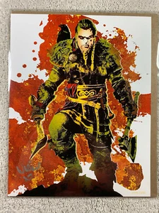 /2200 Assassins Creed Valhalla Kunstdruck Richard Wilkes signiert Bam Box exklusiv - Bild 1 von 4
