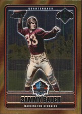 2006 Topps Chrome Hall of Fame Tribute Redskins Football Card #SB Sammy Baugh