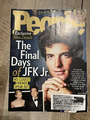 PEOPLE Magazine The Final Days Of John F. Kennedy Jr. July 2024 Simone Biles - Image 1 of 2