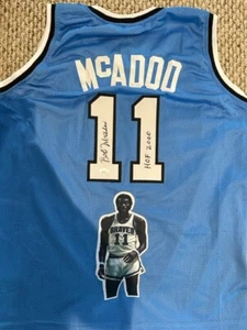 Autographed Bob McAdoo Buffalo Braves Custom Jersey with JSA HOLO and MLA COA - Picture 1 of 2