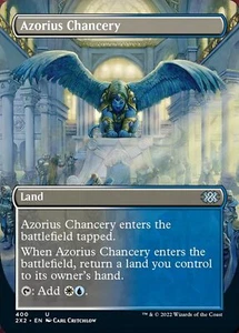 Foil Borderless Azorius Chancery 400no - Uncommon Double Masters 2022 - Imagen 1 de 1