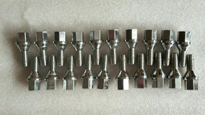 20 Original BMW Radschrauben Chrom M12x1,5x24 - Bild 1 von 2