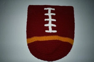 Infant/Baby Kansas City Chiefs Colors OSFM Crochet Sleeper (Red) Homemade - Picture 1 of 3