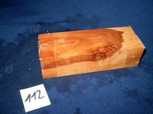 Apfel Apfelholz Messergriff Messergriffblock 120 x 45 x 32 mm  Nr. 112 - Bild 1 von 2