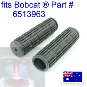 fits Bobcat Steering Arm Handle Rubber Grips Set 6513963 721 722 730 741 742 743 - Bild 1 von 5