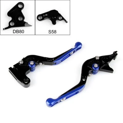 Adjustable Folding Extendable Brake Clutch Levers Fit Aprilia TUONO V4R 11-14 Bl Foto 1 de 3
