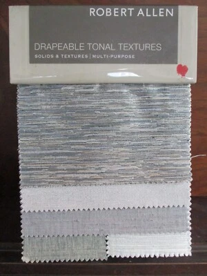 Robert Allen - TONAL TEXTURES - Libro de muestra de muestra de tela para cortinas de tapicería Foto 1 de 3