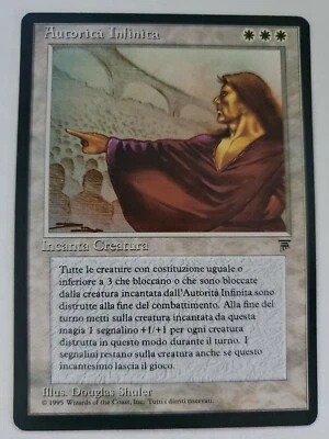 MTG Infinite Authority NM Italian Legends FBB White Card FREE SHIPPING - Image 1 of 2