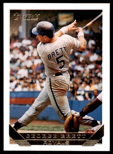 1993 Topps Gold George Brett B Baseball Cards #397