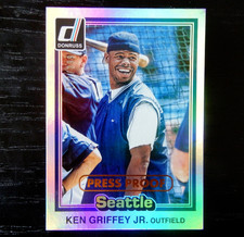 Ken Griffey Jr 2015 Donruss Inaugural 1981 Edition Press Proof Bronze #/299
