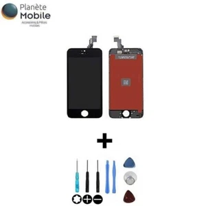 Ecran LCD Vitre Tactile Noir Pour Apple iPhone 5s A1453 A1457 A1518 A1528 A1530 - Photo 1 sur 1