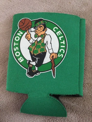 VIntage Boston Celtics Budweiser Can Holder NBA Coozie Koozie Cold Neoprene Cover