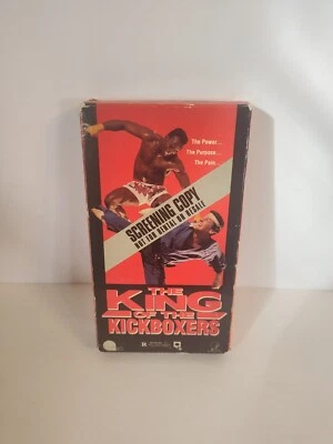 KING OF THE KICKBOXERS 1990 VHS Martial Arts Karate Billy Blanks screening copy - Image 1 of 4