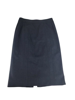 Falda lápiz para mujer ARMANI COLLEZIONI talla 8 gris pizarra lana hecha en Italia Foto 1 de 4