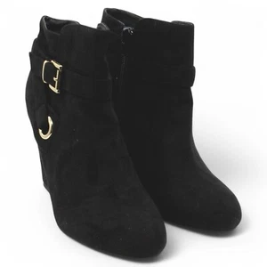 Rebel by Zigi Womens Keylie Faux Suede Wedge Boots (Size 8) - Picture 1 of 7