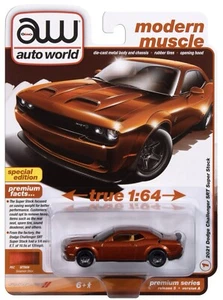 AUTO WORLD 2021 DODGE CHALLENGER SRT SUPER STOCK MODERN MUSCLE PREMIUM 2024 - Picture 1 of 1