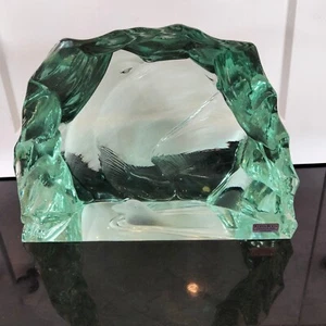 Kosta Boda, Sweden Green Glass Polar Bear-Handmade-Vicke Lindstrand-90016-C1960s - Picture 1 of 24