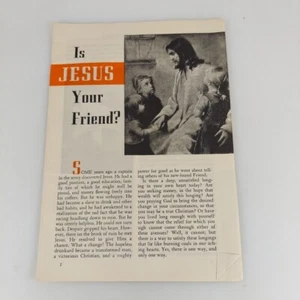 Is Jesus Your Friend? Pacific Press Publishing Pamphlet - Picture 1 of 8