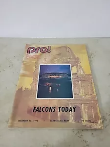PRO MAGAZINE FALCONS @ 49ERS DEC 10,1972 CANDLESTICK PARK SPURRIER/ BERRY - Picture 1 of 6