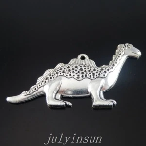Antiguos colgantes de aleación de plata dinosaurios dijes artesanales hallazgos 5 piezas 64*31*3 mm - Imagen 1 de 2