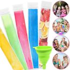 Freezer with Funnel Freezer Bag Ice Pouches Ice Popsicle Bags Popsicles Bags