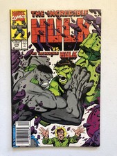 Incredible Hulk 376 1990 Marvel Comics Key NEWSSTAND 1st Agamemnon Green Vs Grey