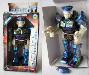 RARO ROBOT DE COLECCIÓN AÑOS 90 COP 6" POLICÍA CAMINANTE ROBOCOP KO HO KAI HK ¡NUEVO! - Imagen 1 de 7