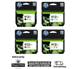 Cartucce di inchiostro originali HP 912XL nero, ciano, magenta e giallo/multipack - Foto 1 di 6