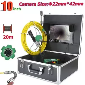 Tubo di scarico LCD 10 pollici fogna endoscopio parete filo ispezione video 1000TVL telecamera - Foto 1 di 11
