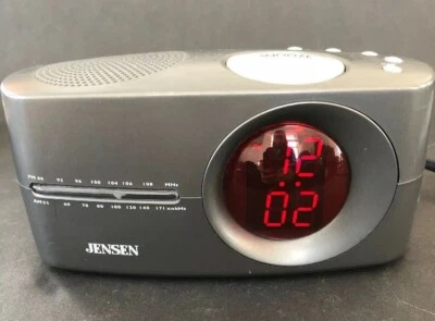 Jensen JCR-165 Alarm Clock AM/FM Radio Tested Works - Image 1 of 4