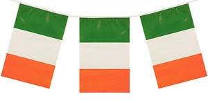 4m/13ft PE plástico República de Irlanda Bunting celebraciones del día de San Patricio - Imagen 1 de 4