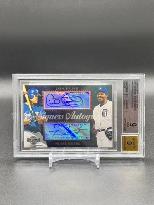 2006 Topps Co-Signers - Dual Autographs Prince Cecil Fielder #CS-60 Auto BGS 9 - Image 1 of 3