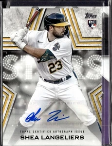 Shea Langeliers 2023 Topps Series 1 Auto Baseball Stars Autographs #BSA-SL RC - Picture 1 of 2