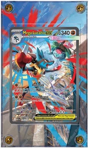 Mega Lucario EX 179/132 Special Illustration Rare Extended Art Display Case - Picture 1 of 1