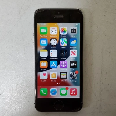 Apple iPhone SE Model A1662 64GB Black/Gray SEE INFO UNLOCKED BAD BATTERY AS IS - Image 1 of 4