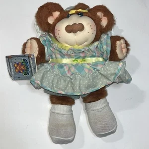 Furskins JUNIE MAE Fur Skins Teddy Bear Xavier Roberts Vintage 1980s No Shoes - Picture 1 of 18