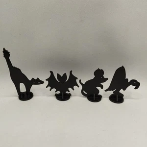 TRANSOGRAM GREEN GHOST GAME Black Cat Bat Mouse Vulture Pieces Original Vintage - Picture 1 of 4