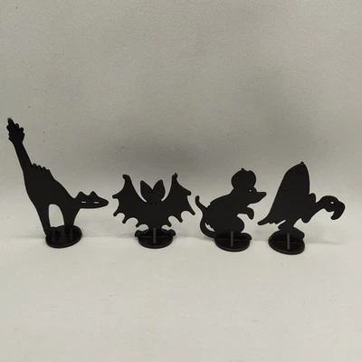TRANSOGRAM GREEN GHOST GAME Black Cat Bat Mouse Vulture Pieces Original Vintage - Image 1 of 4