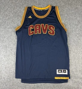 Adidas NBA Cleveland Cavs maglia blu navy bianca uomo taglia 3XL - Foto 1 di 6