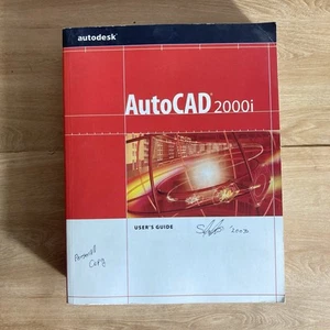 AutoCAD 2000i Autodesk User’s Guide Book ONLY Software Not Included - Picture 1 of 14