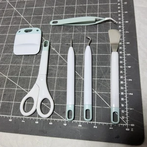 6 piezas herramientas de desmalezado de vinilo artesanal plantilla de precisión gráficos corte estera impresión - Imagen 1 de 8