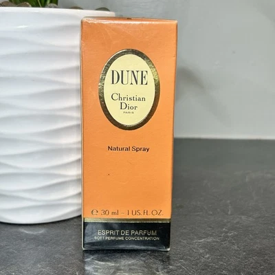 Vintage 90s Dior DUNE Esprit de Parfum 1oz Spray Perfume SEALED RARE - Image 1 of 4