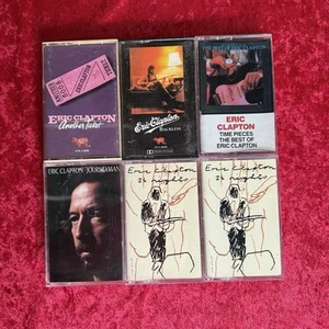Eric Clapton Cassette Lot 24 Nights 1 & 2 Journeyman Time Pieces Backless Ticket - Bild 1 von 4