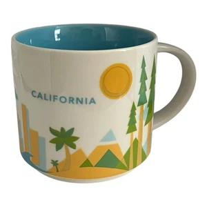 Starbucks Tasse CALIFORNIA You Are Here Collection Kaffeebecher 14oz blau 2013 - Bild 1 von 6