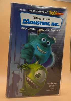 Monsters, Inc. VHS 2002 Disney Clamshell Blue Tape *Buy 2 Get 1* Foto 1 de 3