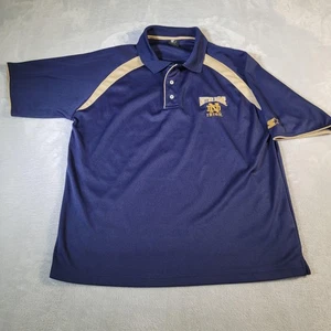 Notre Dame Fighting Irish Shirt Herren Large blau NCAA Football Polo Starter - Bild 1 von 13