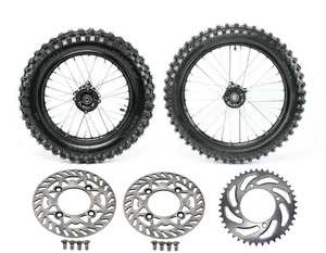 90/100-14 + 70/100-17 Big Wheel Rim Tube Tyre Pro Dirt Bike Apollo 125cc 140cc - Picture 1 of 12