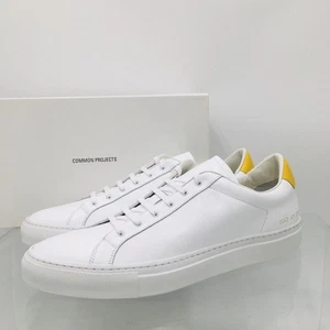 Common Projects Retro Low White/ Yellow Leather - Herren Sneaker EU 47 US 14 M - Bild 1 von 17