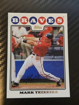 2008 Topps - Mark Teixeira #350 Atlanta Braves  - Image 1 of 2